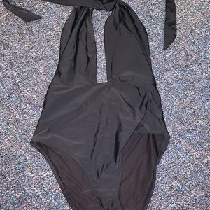 Aerie Plunge Halter One Piece